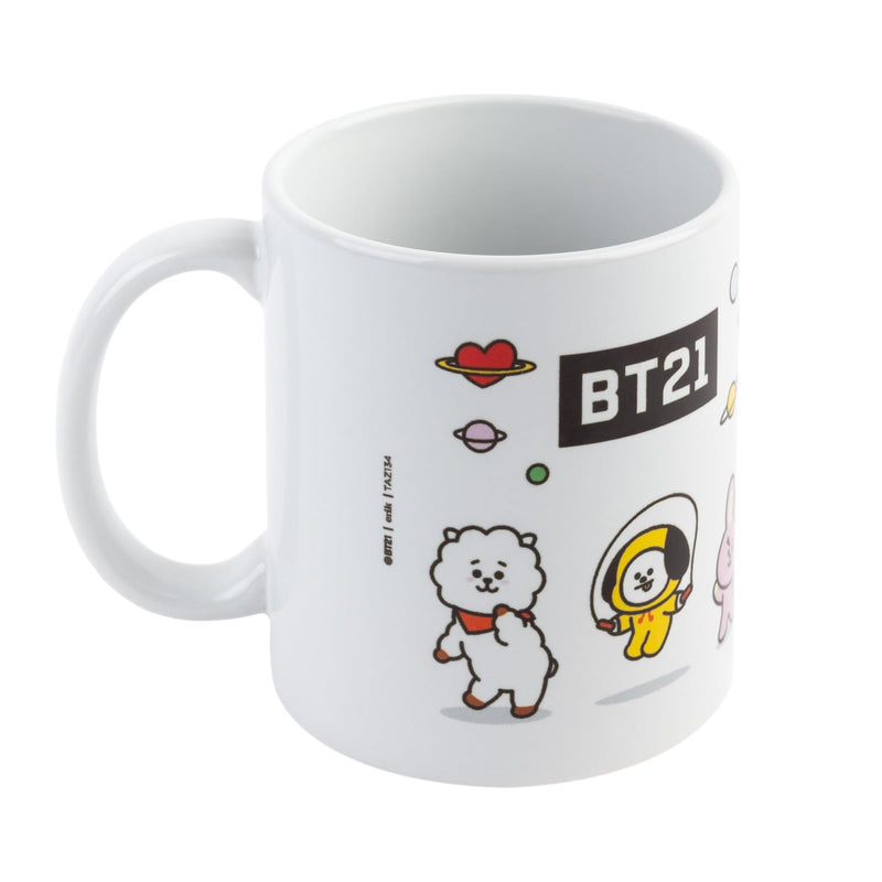 Grupo Erik Tasse Kaffeetasse BT21 Universtar Kaffeebecher - Teetasse Fassungsvermögen 350ml