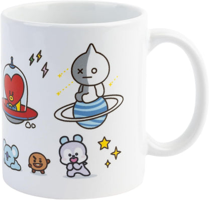 Grupo Erik Tasse Kaffeetasse BT21 Universtar Kaffeebecher - Teetasse Fassungsvermögen 350ml