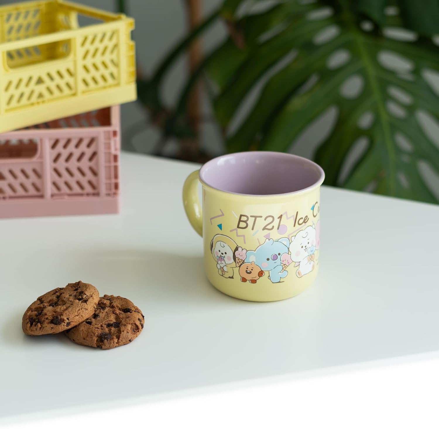 Grupo Erik - Tasse En Céramique BT21 375 ml - Passe Au Micro-Ondes | Mug Café & Thé, Idée Cadeau Geek