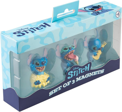 Disney Stitch Set Of 3 Magnets