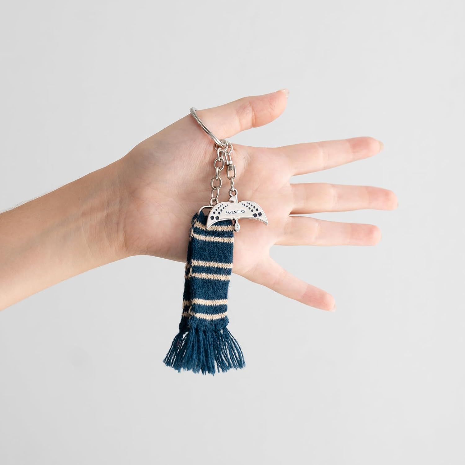 Grupo Erik Schlüsselanhänger Ringe Harry Potter Hogwarts Ravenclaw Schlüsselring - Offizieller Harry Potter Geschenke Fanartikel