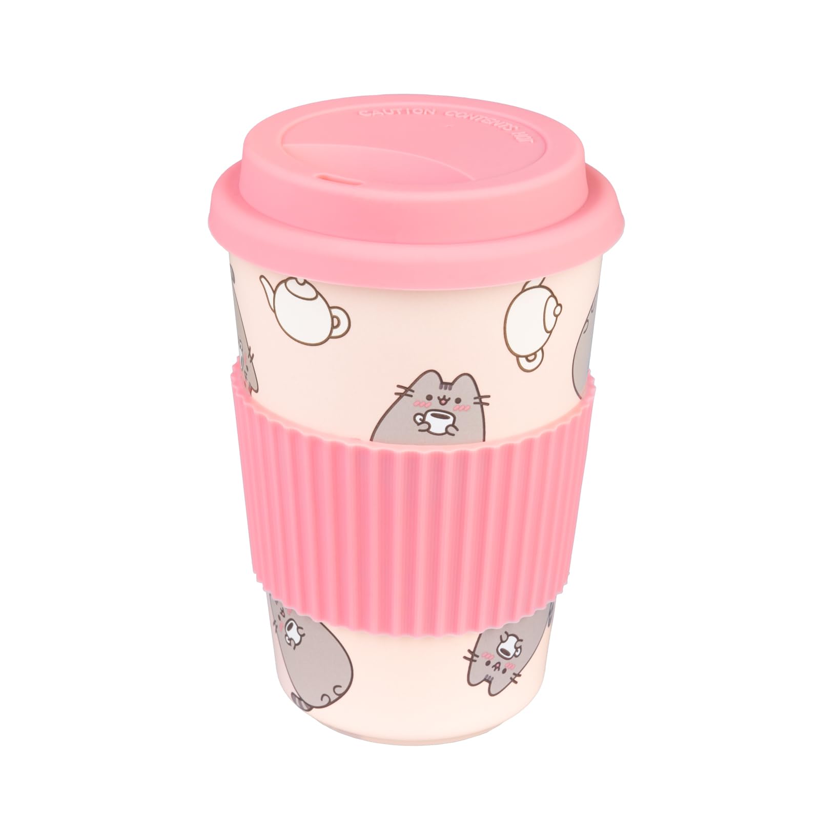 Pusheen Ceramic Mug With Lid 400 Ml