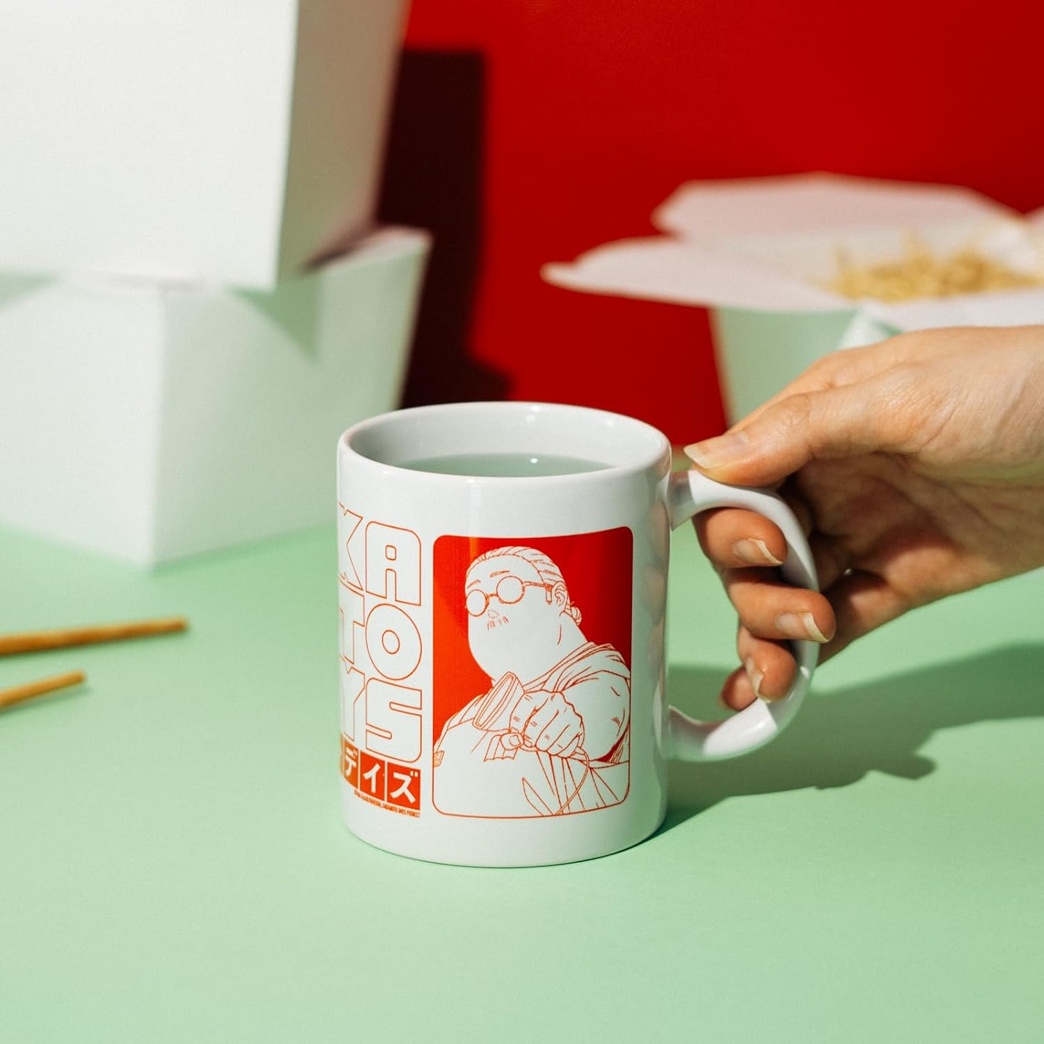 Grupo Erik Tazza Sakamoto Days Manga - Tazza Colazione Ceramica con Colori Vivaci e Stampa di Alta Qualità 350 ml, Adatte a Lavastoviglie e Microonde | Tazzine Caffe Particolari, Anime Gadget
