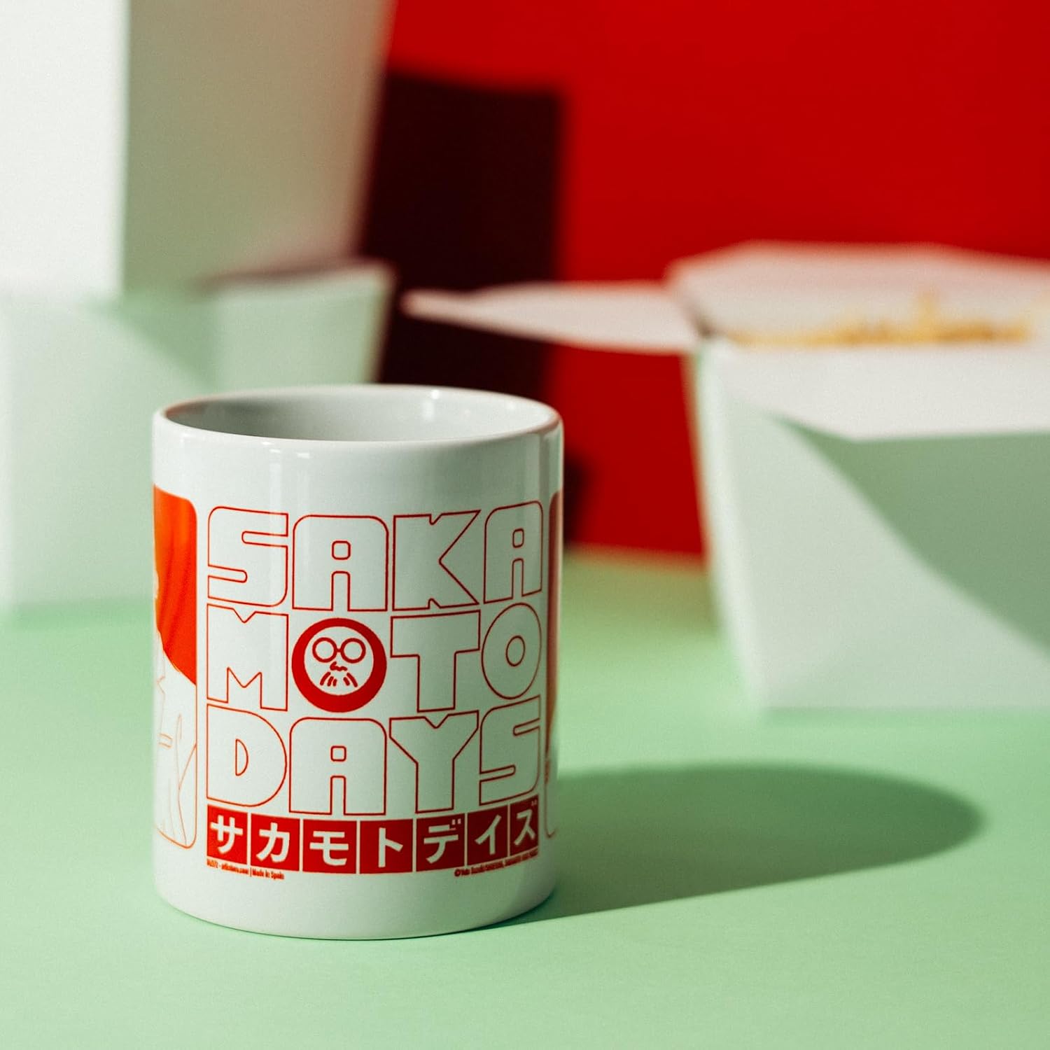 Grupo Erik Tazza Sakamoto Days Manga - Tazza Colazione Ceramica con Colori Vivaci e Stampa di Alta Qualità 350 ml, Adatte a Lavastoviglie e Microonde | Tazzine Caffe Particolari, Anime Gadget