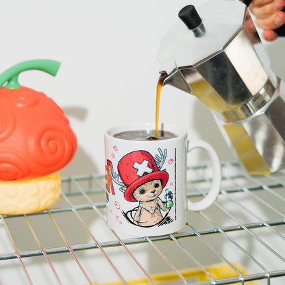 Grupo Erik Tazza One Piece Manga Chopper - Tazza Colazione Ceramica con Colori Vivaci e Stampa di Alta Qualità 350 ml, Adatte a Lavastoviglie e Microonde | Tazzine Caffe Particolari, One Piece Gadget
