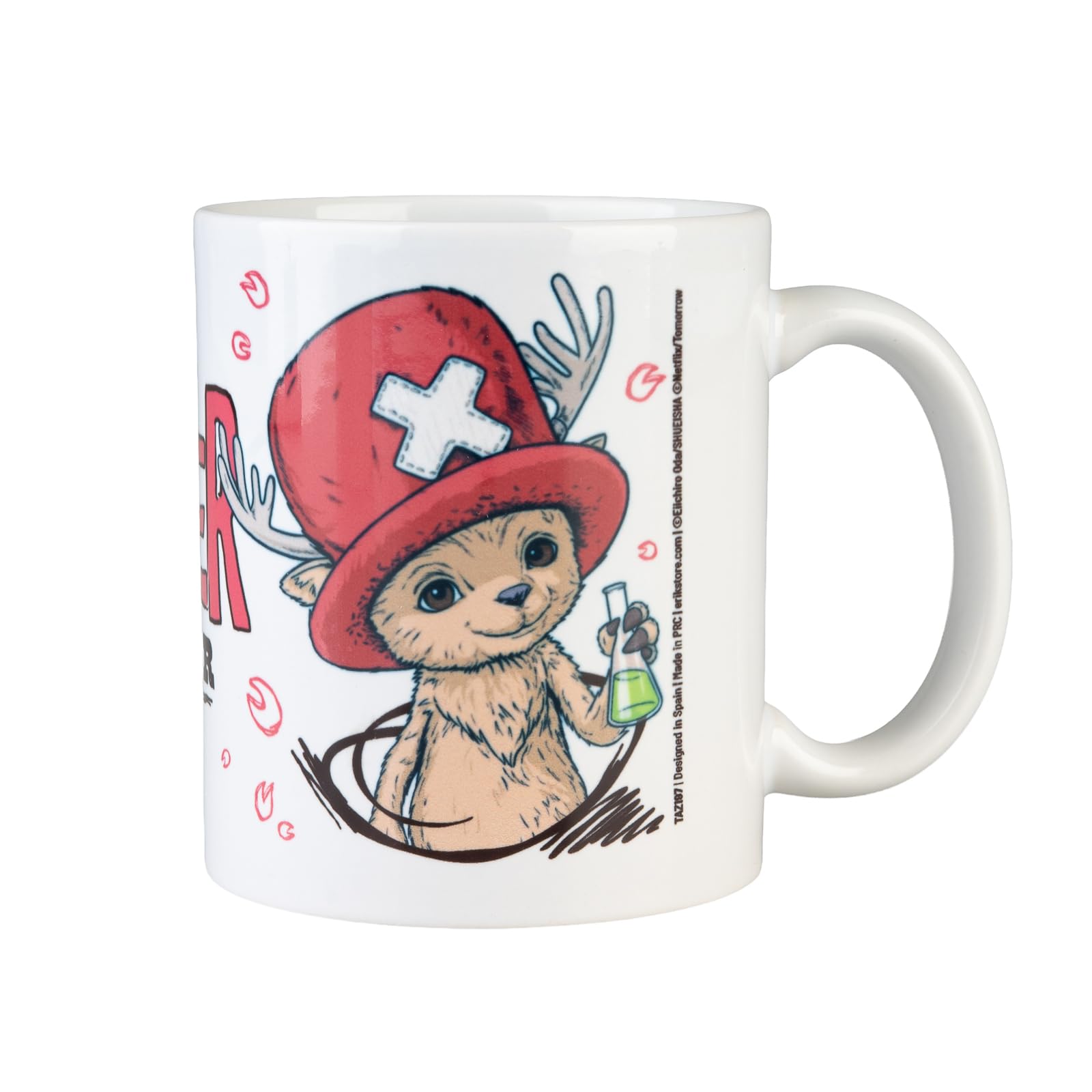 Grupo Erik Tazza One Piece Manga Chopper - Tazza Colazione Ceramica con Colori Vivaci e Stampa di Alta Qualità 350 ml, Adatte a Lavastoviglie e Microonde | Tazzine Caffe Particolari, One Piece Gadget