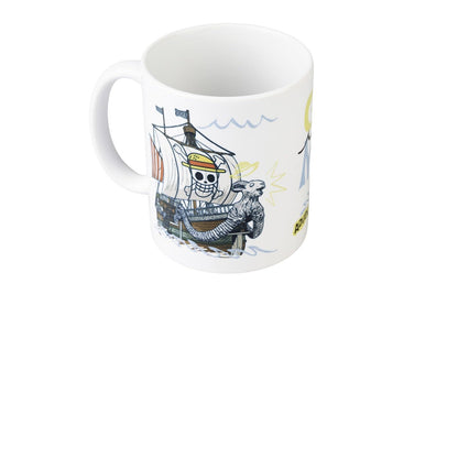 Grupo Erik Tazza One Piece Manga Going Merry - Tazza Colazione Ceramica con Colori Vivaci e Stampa di Alta Qualità 350 ml, Adatte a Lavastoviglie e Microonde | Tazzine Caffe Particolari