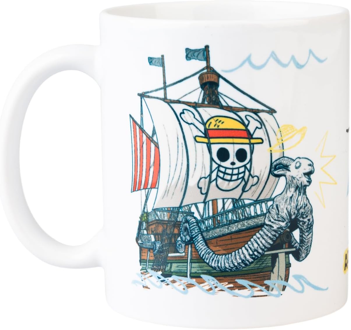 Grupo Erik Tazza One Piece Manga Going Merry - Tazza Colazione Ceramica con Colori Vivaci e Stampa di Alta Qualità 350 ml, Adatte a Lavastoviglie e Microonde | Tazzine Caffe Particolari