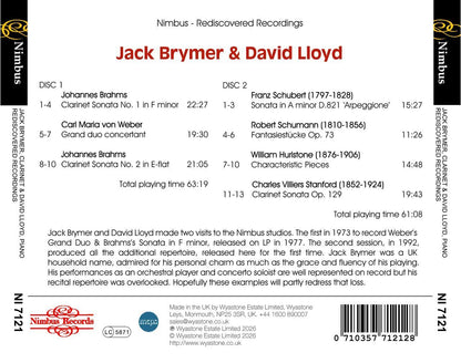 Jack Brymer: Nimbus Rediscovered Recordings