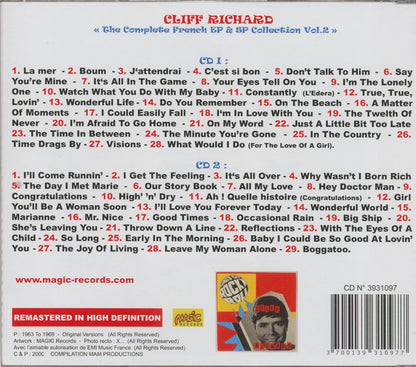 Cliff Richard - Complete French Ep Collection 2 1963-1969 (2 Cd)
