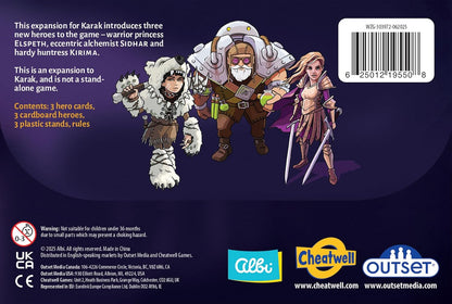 Karak New Heroes Expansion – Expansion for Karak – 7+ Years – Role Playing Board Game