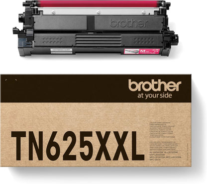 Brother TN625XXLM Toner Cartridge, Magenta, Single Pack, up to 6,500 Pages, Includes 1 x Toner Cartridge, Genuine Supplies