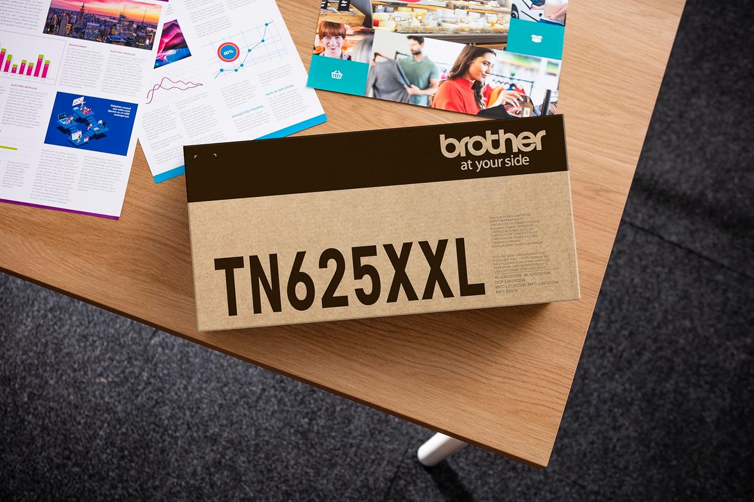 Brother TN625XXLM Toner Cartridge, Magenta, Single Pack, up to 6,500 Pages, Includes 1 x Toner Cartridge, Genuine Supplies