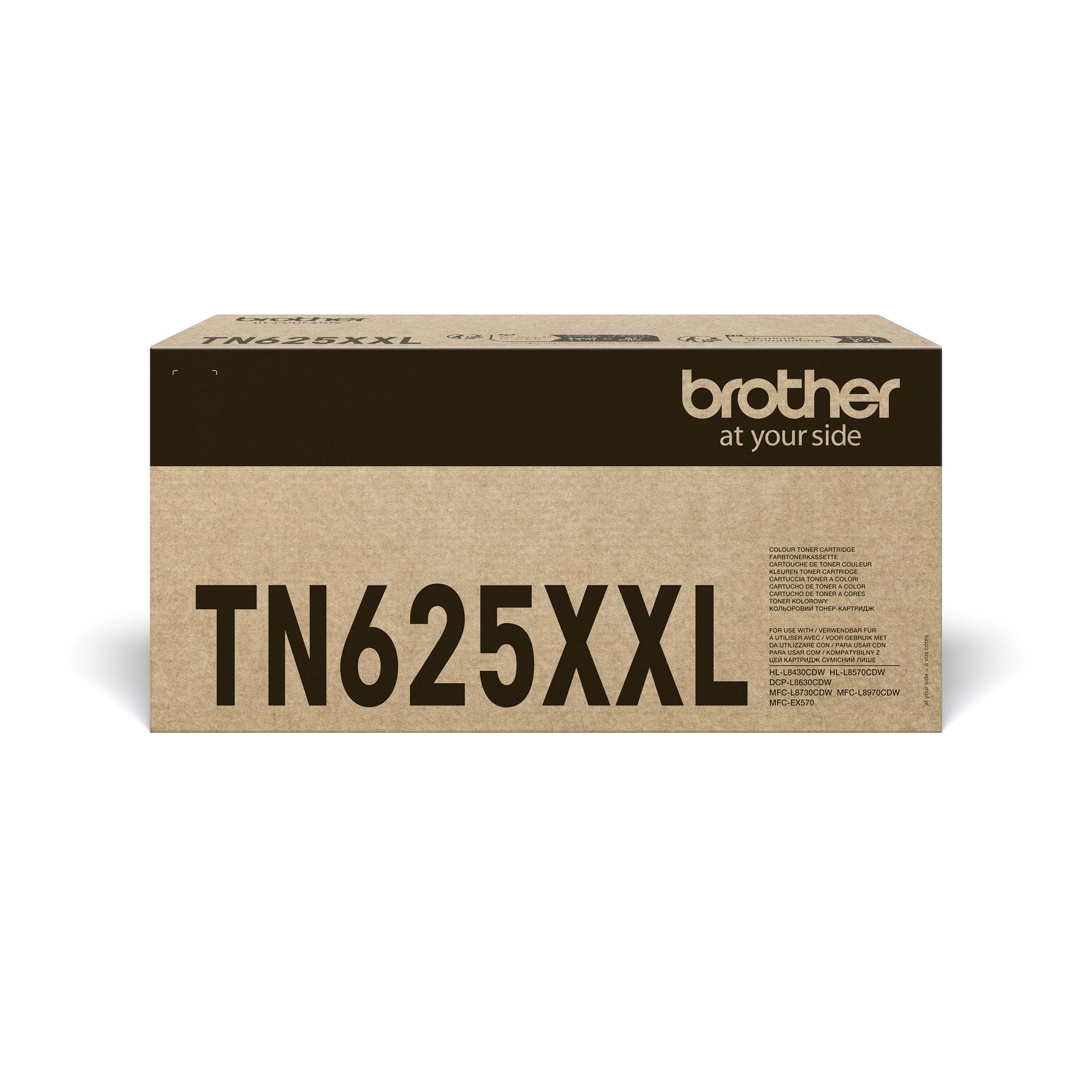 Brother TN625XXLY Toner Cartridge, Yellow, Single Pack, up to 6,500 Pages, Includes 1 x Toner Cartridge, Genuine Supplies