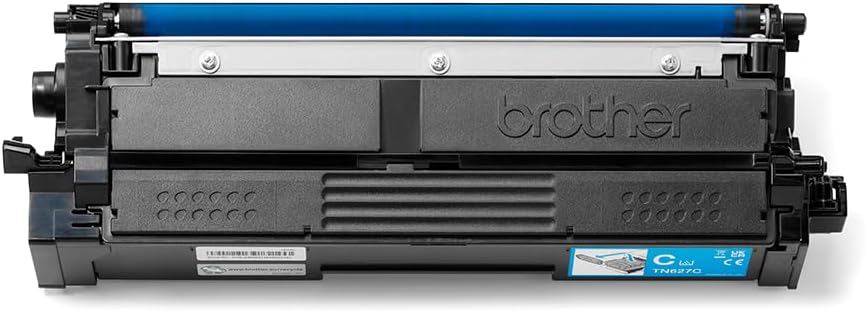 Brother TN627C Toner Cartridge, Cyan, Single Pack, up to 10,000 Pages, Includes 1 x Toner Cartridge, Genuine Supplies