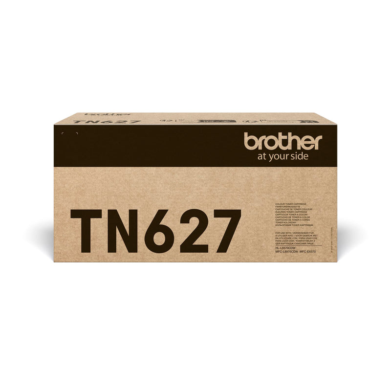 Brother TN627M Toner Cartridge, Magenta, Single Pack, up to 10,000 Pages, Includes 1 x Toner Cartridge, Genuine Supplies