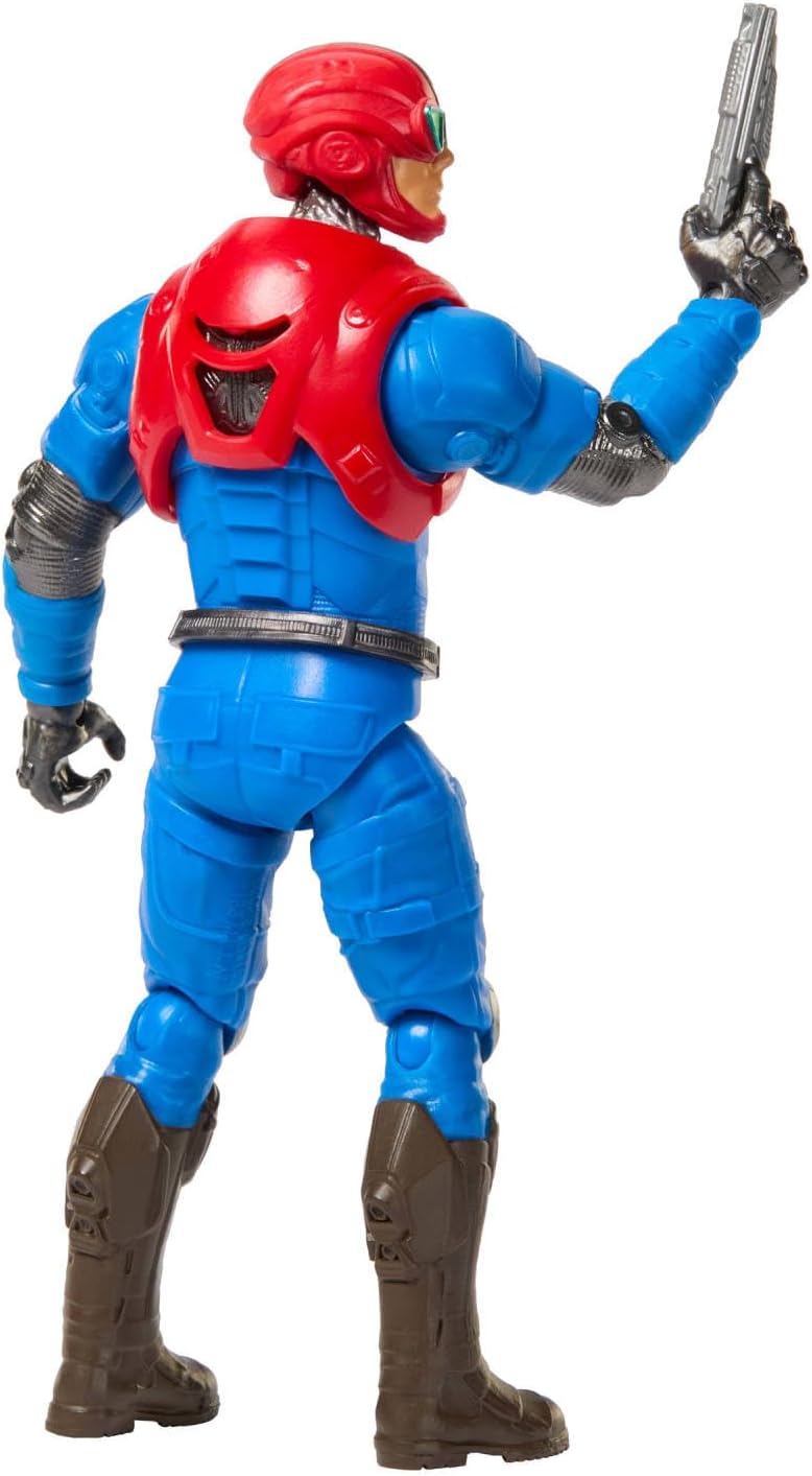 Masters of the Universe - Mekaneck, action figure dell'eroico periscopio umano da 14cm ispirata al film, con 14 articolazioni mobili e accessorio lanciamissili incluso, 6+ anni, JKH94