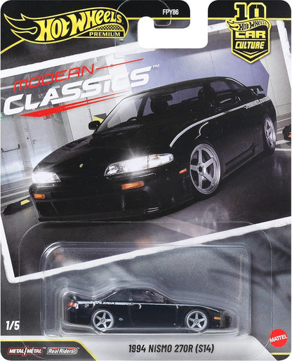 Hot Wheels Nismo 270R Car Culture Vehicle, Premium 1:64 Scale Die-Cast Toy Car with Real Riders Tires & Metal/Metal Body & Chassis, JKD99