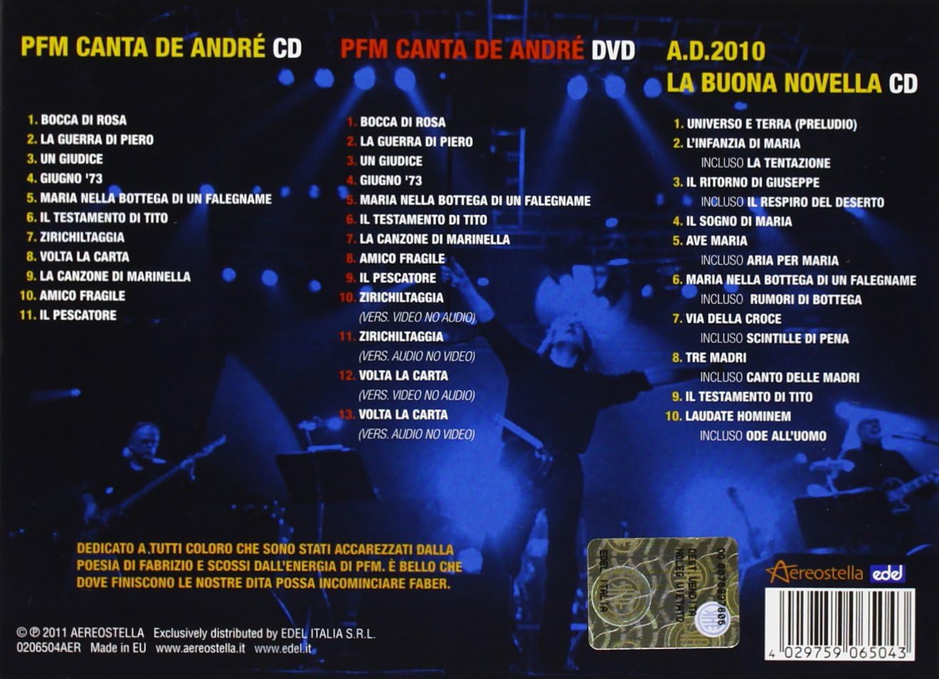 AMICO FABER -CD+DVD