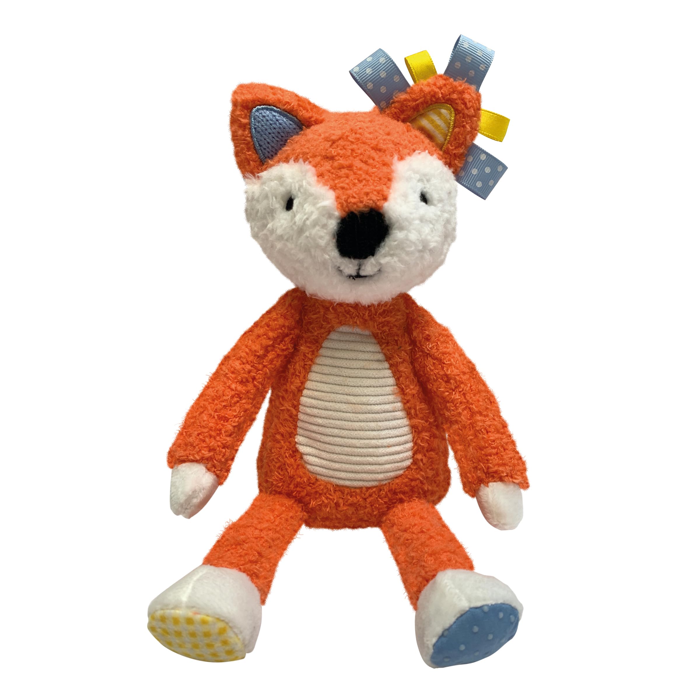 Sensory Snuggables Small Plush Fox for Babies