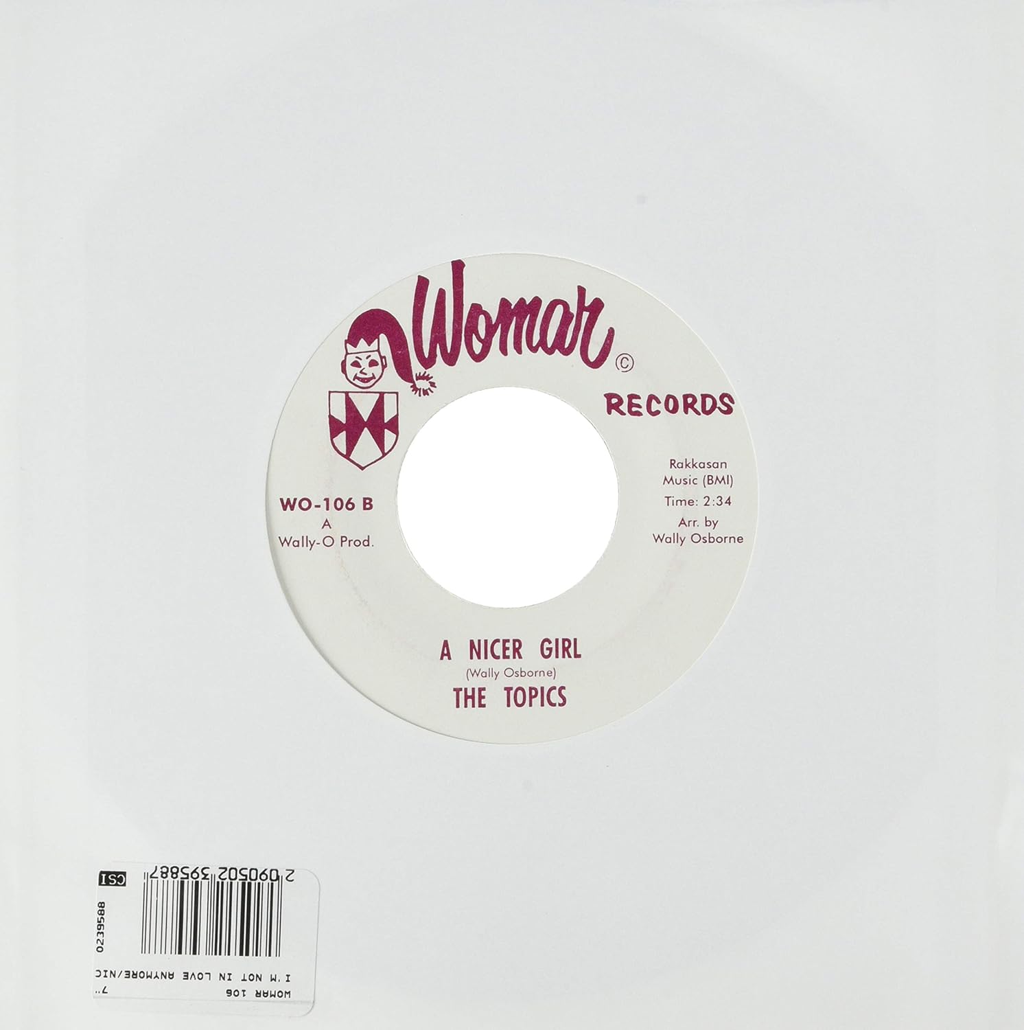 `Stella & The Gazelles & The Topics - I`M Not In Love Anymore/Nicer Girl (7`` Single)`