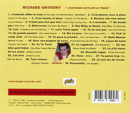 Richard Anthony - Jentends Siffler Le Train (Cd)