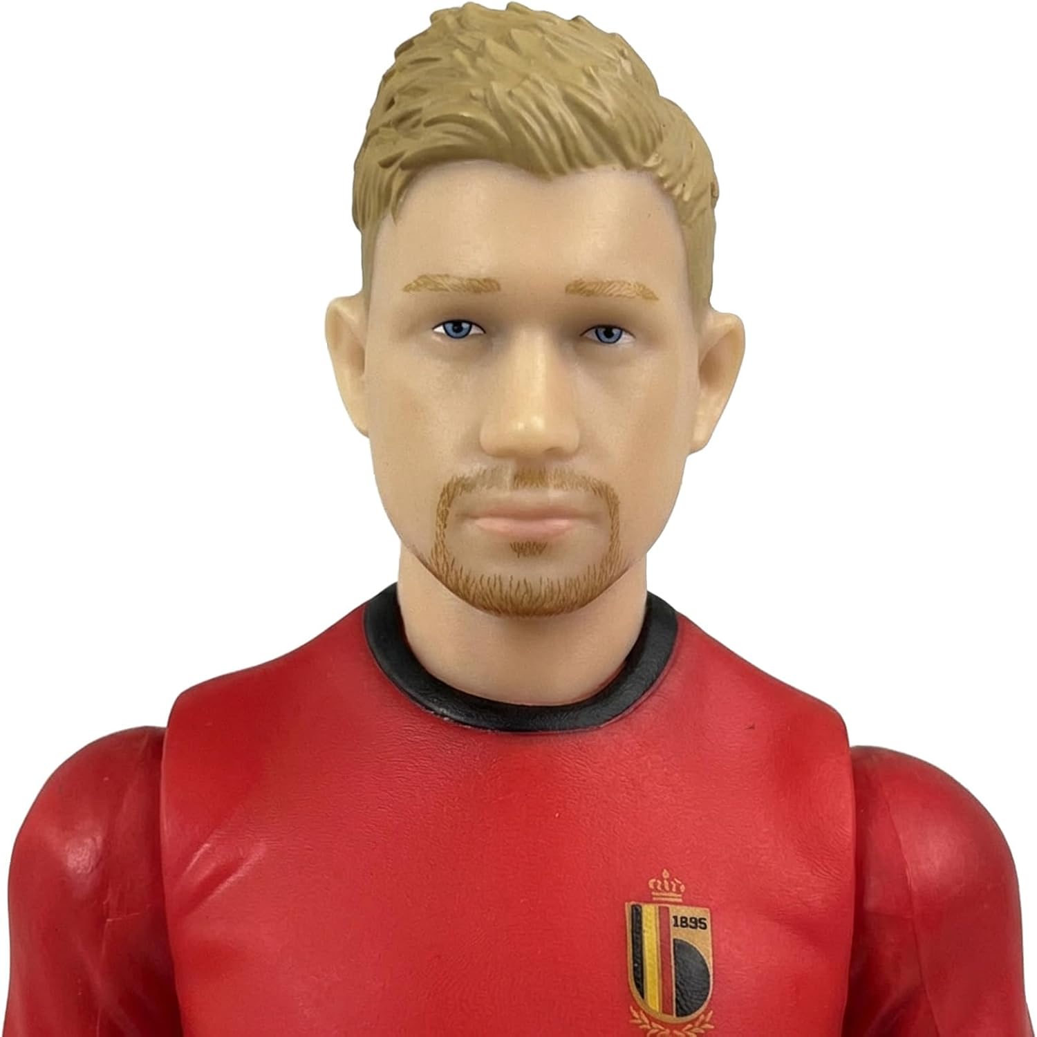 Megableu - Figurine Red Devils De Bruyne - 20 cm - Grote Voetbal Figurine & Gearticuleerde Voetbalfiguur met 10 Articulatiepunten – Officieel Gelicenseerd België
