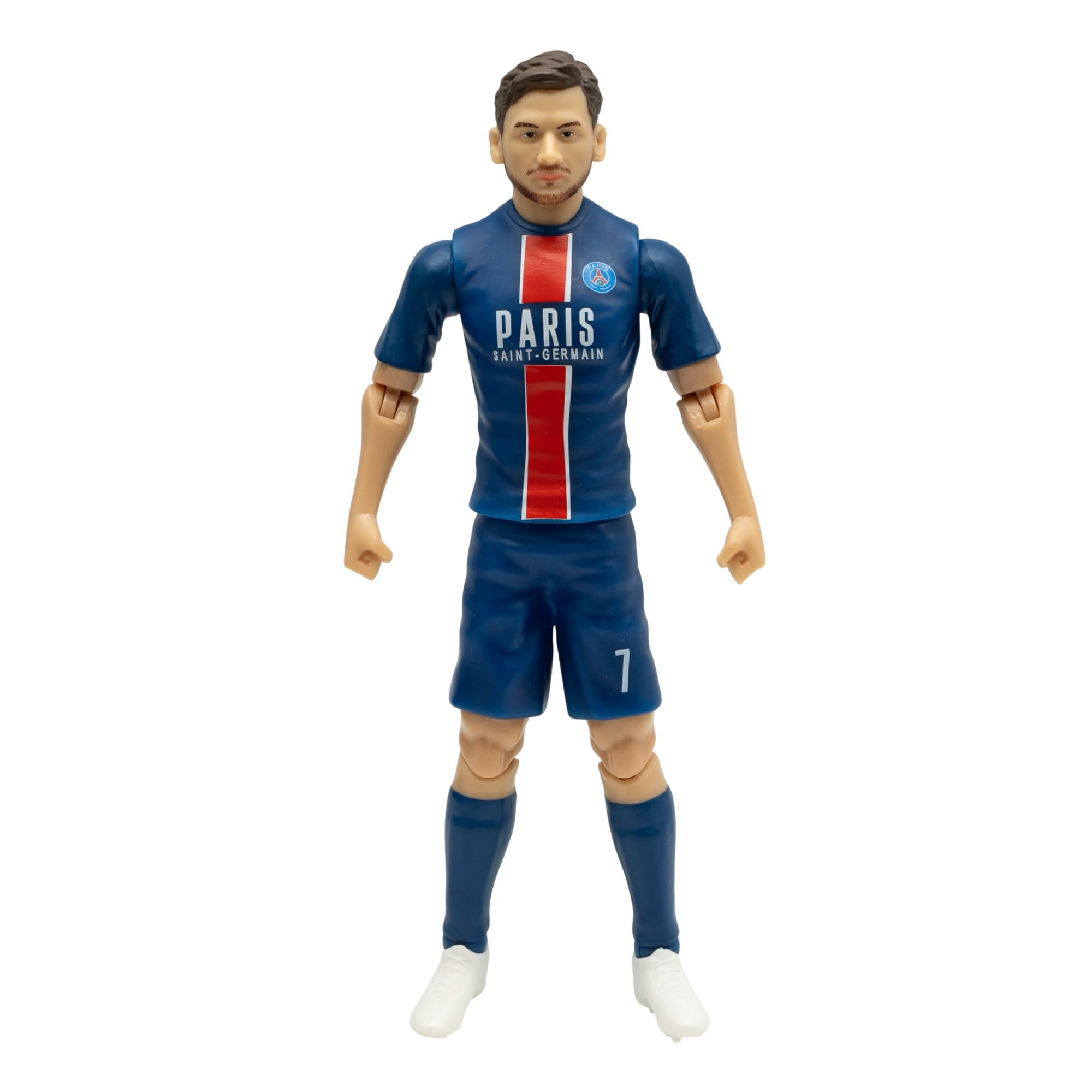 Sockers Banbo Toys Paris Saint-Germain Khvicha Kvaratskhelia 8" Collectible Soccer Action Figure