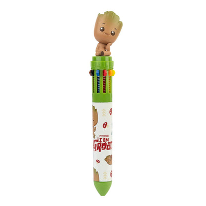 Grupo Erik Kugelschreiber 10 Farben Marvel Groot 10-in-1 Multicolor - Mehrfarbiger Stift Offizieller Marvel Fanartikel