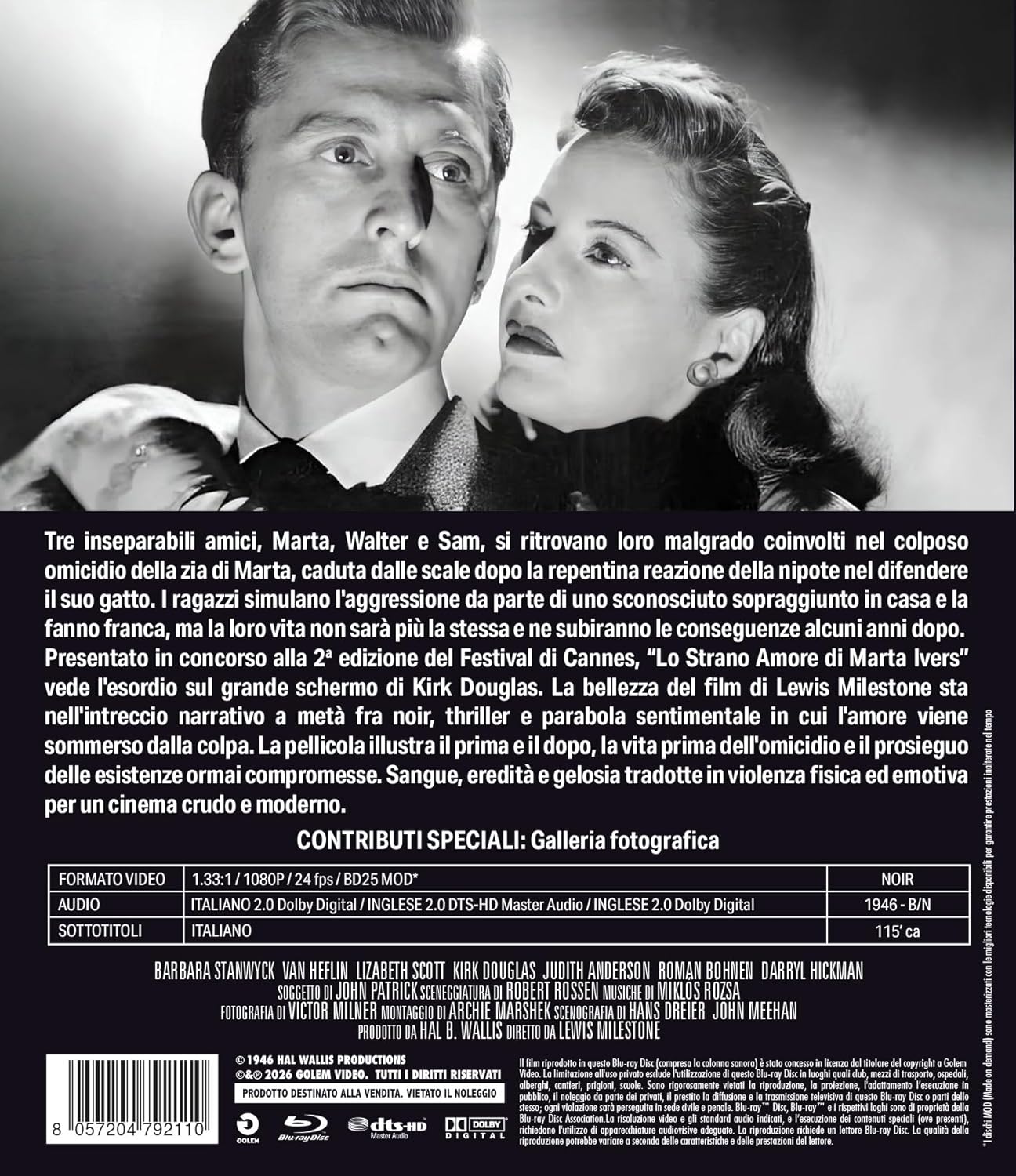 Lo Strano Amore Di Marta Ivers (Blu-Ray Mod