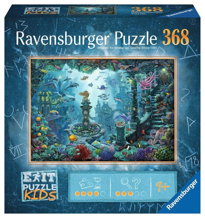 Ravensburger EXIT Puzzle Kids - 13394 Underwater Kingdom - 368 Piece Puzzle for Kids 7+ Years