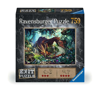 Ravensburger Exit Puzzle 17378 In der Drachenhöhle - 759 Teile Puzzle für Erwachsene und Kinder ab 12 Jahren