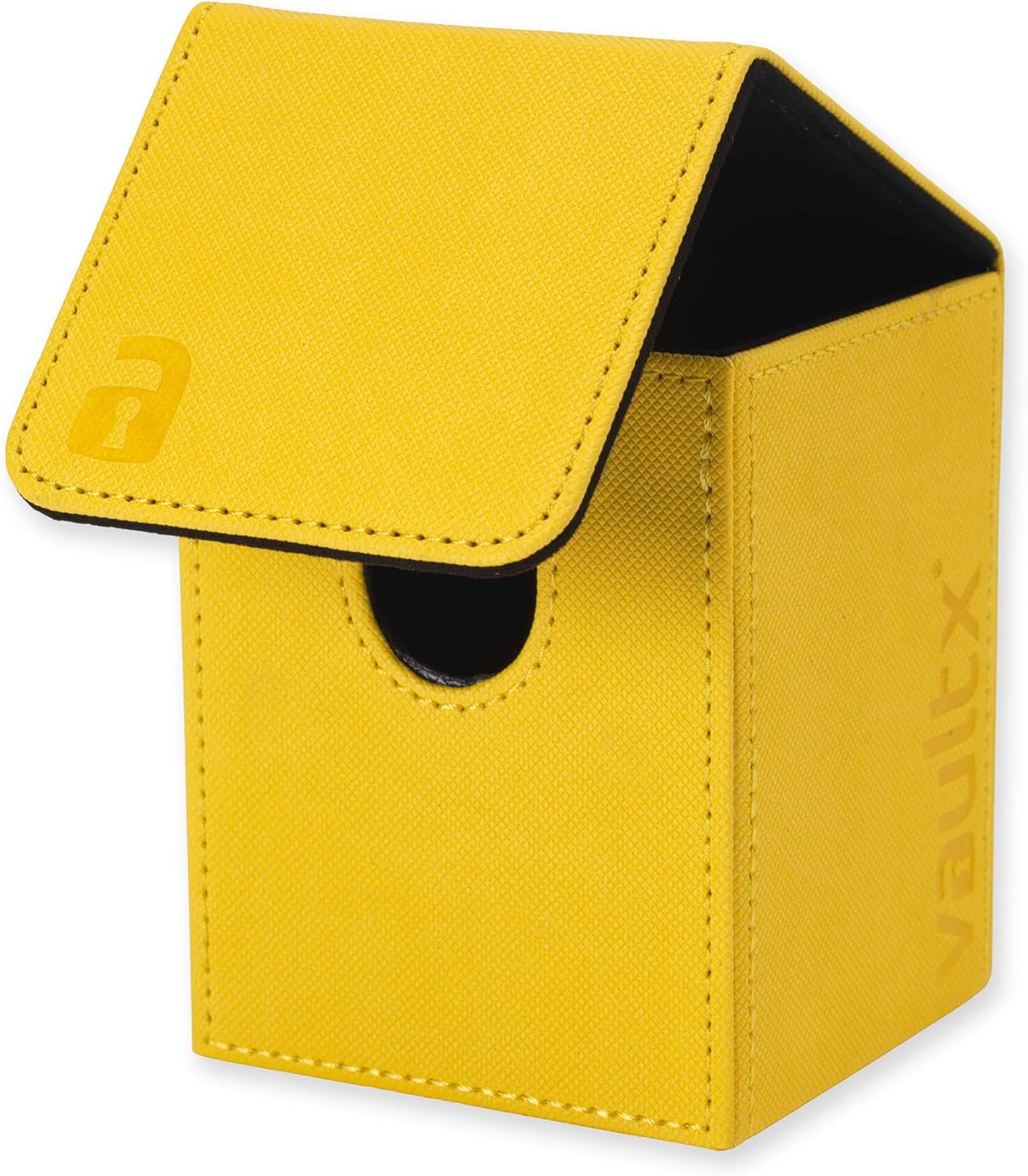 Vault X Trading Card Deck Box, 80+ sleeved cards, Premium Exo-Tec Material, Toploading Card Holder Storage Box, Magnetic Lid, for MTG Commander, TCG (Teal)
