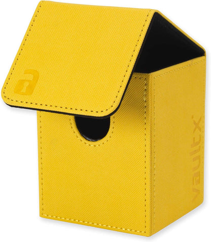 Vault X Trading Card Deck Box, 80+ sleeved cards, Premium Exo-Tec Material, Toploading Card Holder Storage Box, Magnetic Lid, for MTG Commander, TCG (Teal)