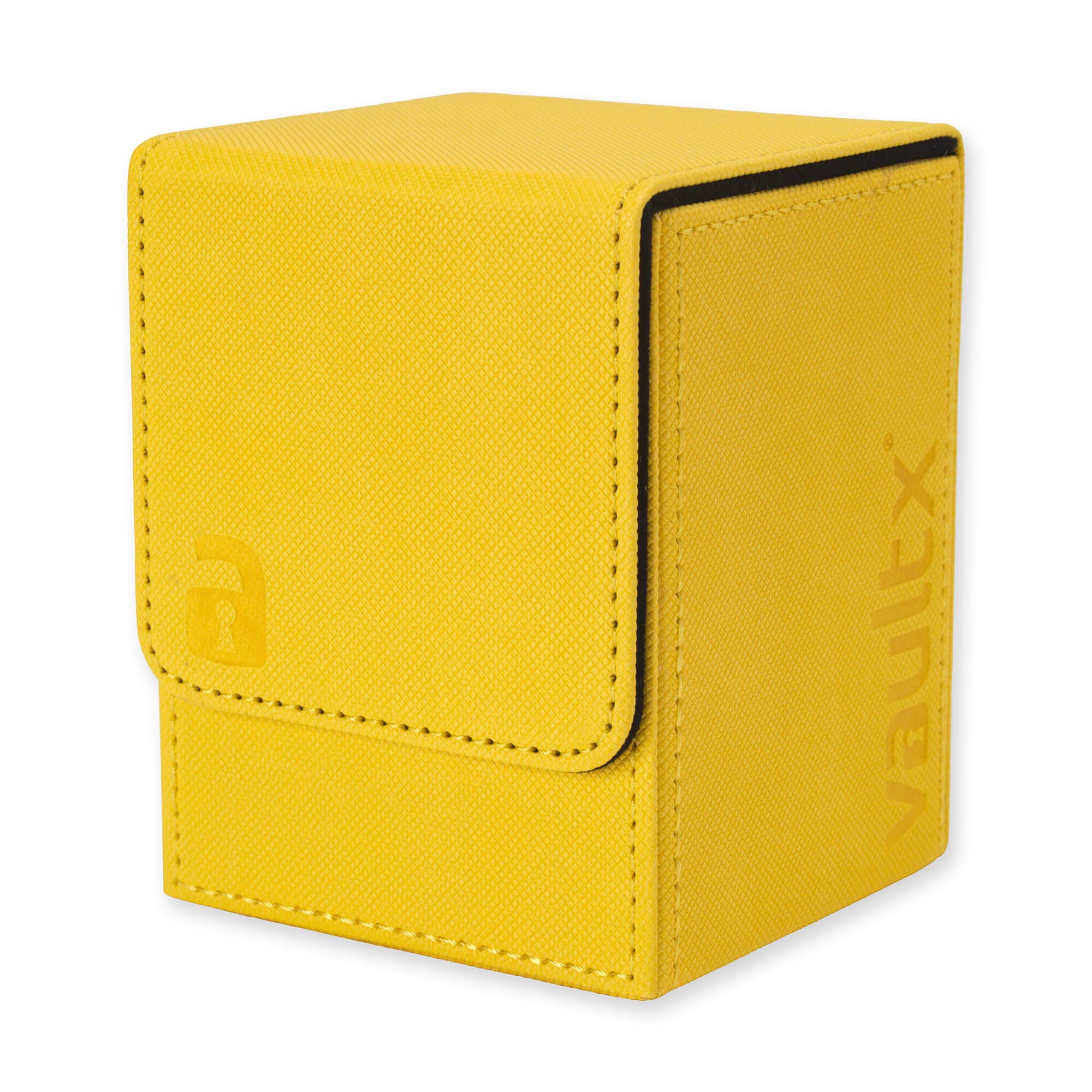 Vault X Trading Card Deck Box, 80+ sleeved cards, Premium Exo-Tec Material, Toploading Card Holder Storage Box, Magnetic Lid, for MTG Commander, TCG (Teal)