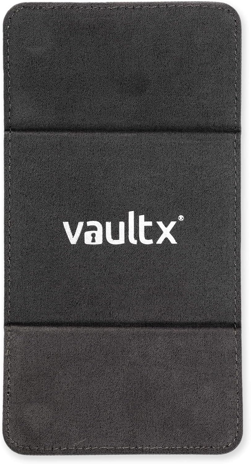 Vault X Trading Card Sideloading Deck Box, 100+ sleeved cards, Premium Exo-Tec Material, Card Holder Storage Box, Detachable Magnetic Lid, for MTG Commander Game, TCG (Black