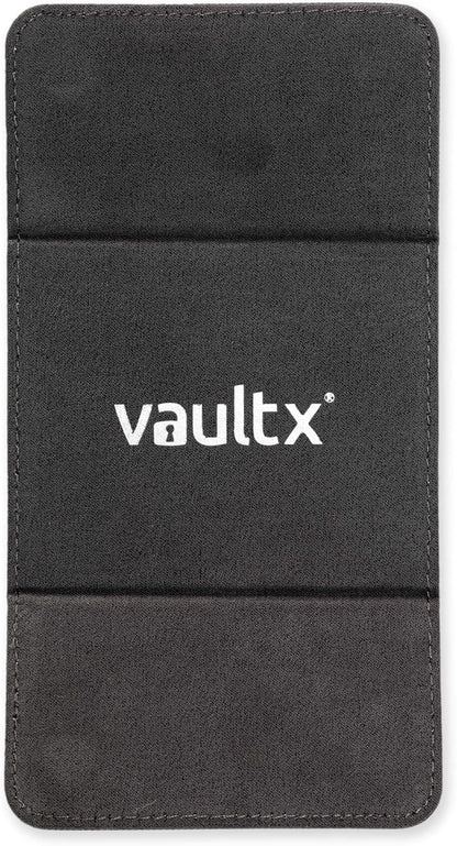 Vault X Trading Card Sideloading Deck Box, 100+ sleeved cards, Premium Exo-Tec Material, Card Holder Storage Box, Detachable Magnetic Lid, for MTG Commander Game, TCG (Black