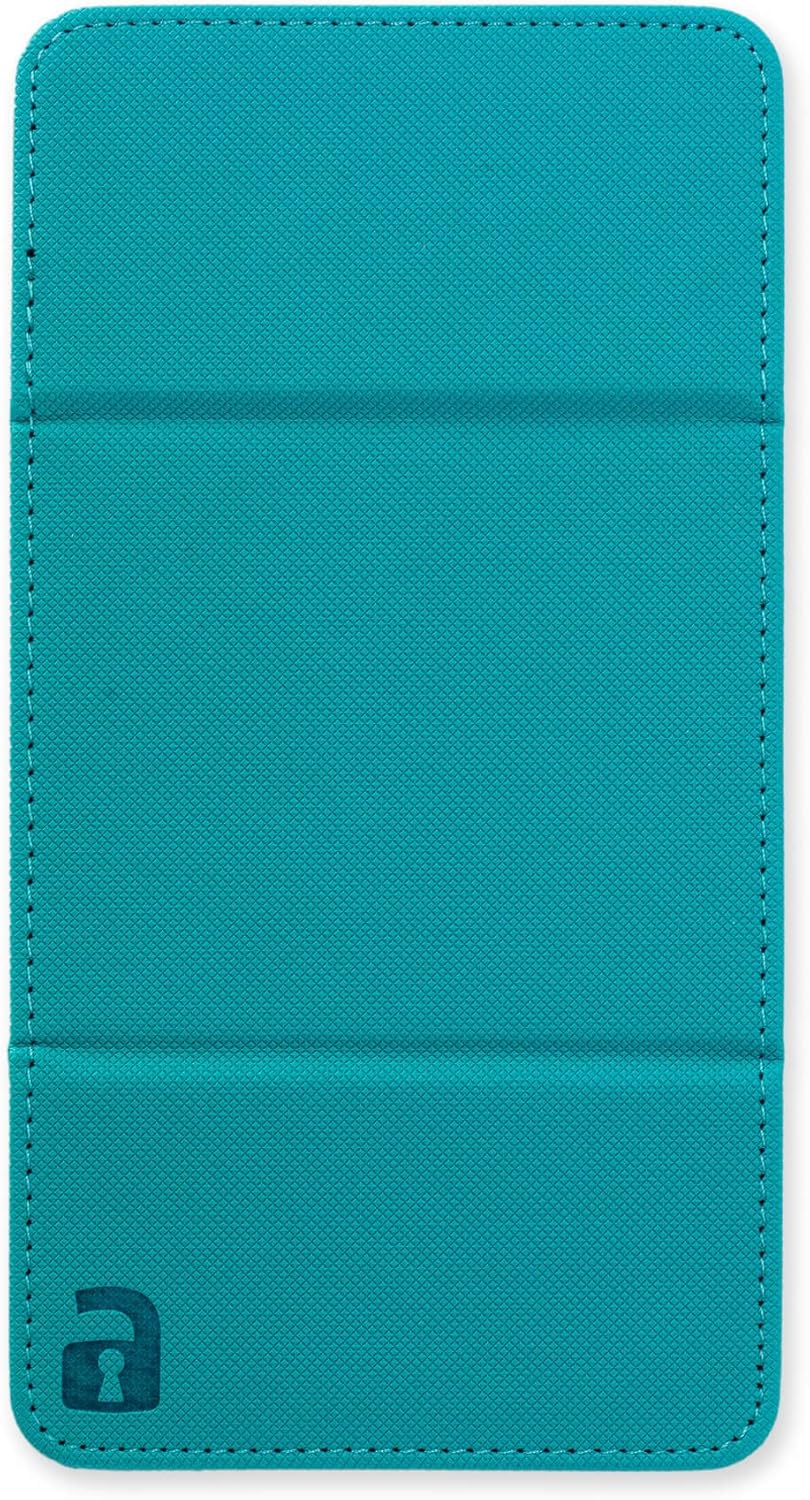 Vault X Trading Card Sideloading Deck Box, 100+ sleeved cards, Premium Exo-Tec Material, Card Holder Storage Box, Detachable Magnetic Lid, for MTG Commander Game, TCG (Teal