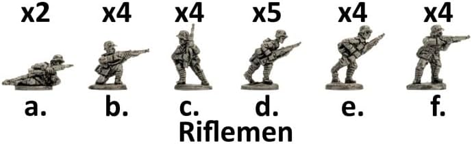 Flames of War Infantry Platoon: German Infanterie, 2020, 14+, 156+, Classic, Unisex, Plastic, Assembly Required, 12 Units, English