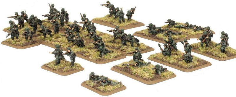 Flames of War Infantry Platoon: German Infanterie, 2020, 14+, 156+, Classic, Unisex, Plastic, Assembly Required, 12 Units, English