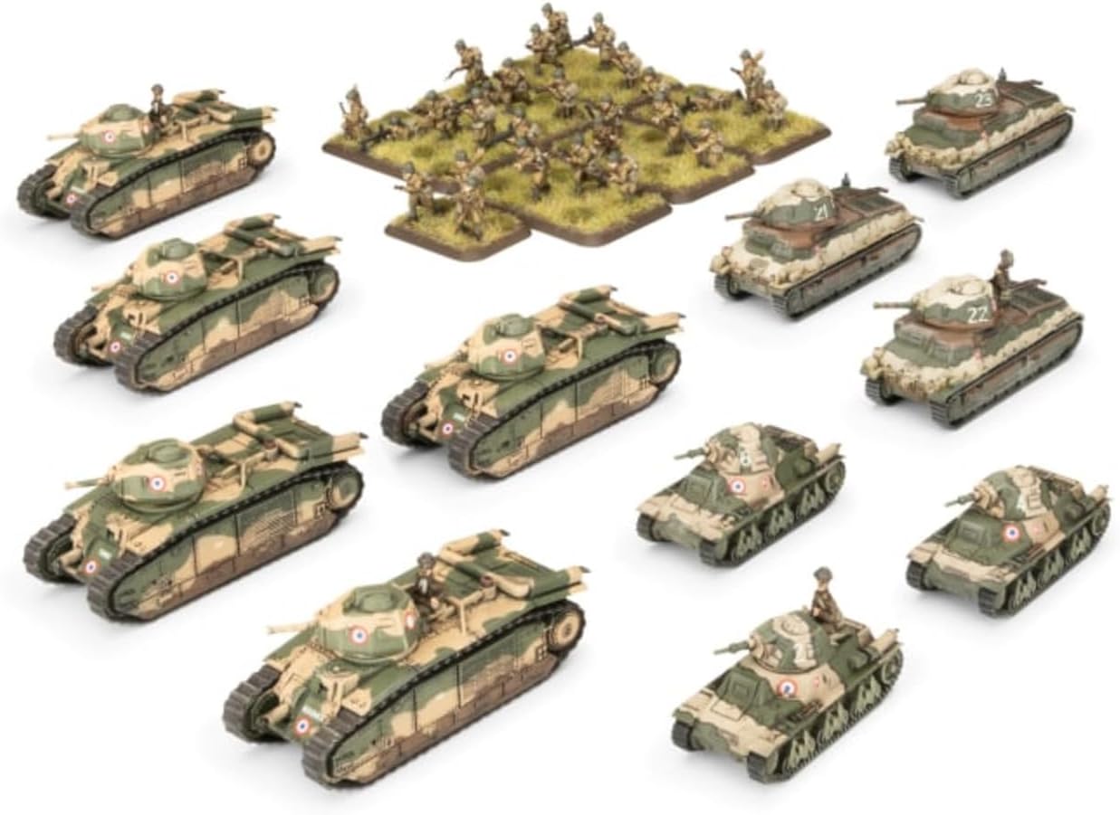 Flames of War: FRAB03 French Char B1 bis Combat Company (plastic
