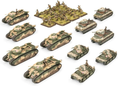 Flames of War: FRAB03 French Char B1 bis Combat Company (plastic