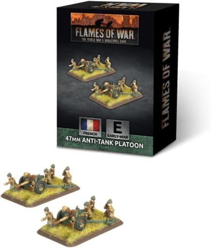 Flames of War: FRX15 APX 47mm mle 1937 Anti-tank Platoon (x2 guns