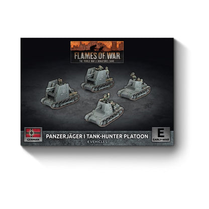 Flames of War: GBX197 Panzerjager I Anti-tank Platoon (x4 Plastic