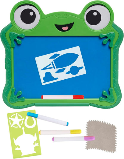 Just Play Disney and Pixar Toy Story 5 Glow Lilypad Dry Erase Drawing Tablet, Light Up Drawing Board with Neon Markers and Stencils, Kids Toy Ages 3+