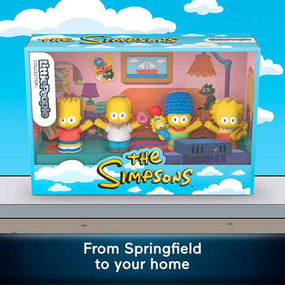Little People Collector The Simpsons Set, 4 Figures in Display Package