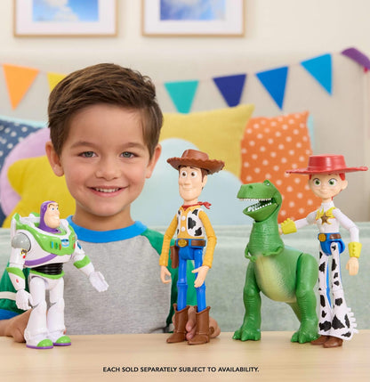 Mattel Disney Pixar Toy Story 5 - Woody, action figure da 23,5cm con 14 punti di articolazione, cappello removibile e design fedele al film 2026, 3+ anni, JKV14