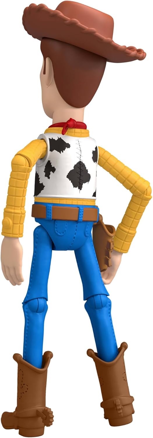 Mattel Disney Pixar Toy Story 5 - Woody, action figure da 23,5cm con 14 punti di articolazione, cappello removibile e design fedele al film 2026, 3+ anni, JKV14