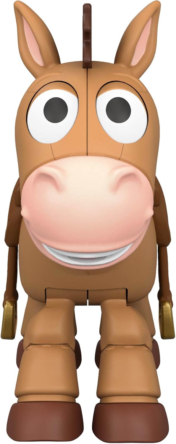 Mattel Disney en Pixar Toy Story 5 Poserend Paardenfiguur met Geluiden, Kleine Partner Bullebeest Aanraakgeactiveerde Speelposities, JKV48 | Posable Figuur 7.4", Touch Geactiveerde Play-posities, Func