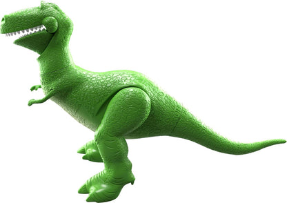 Mattel Disney and Pixar Toy Story 5 Rex Action Figure 7.25 Inches Tall, Tyrannosaurus Dinosaur, 8 Posable Joints, Playscale Detailed Design, JKV17